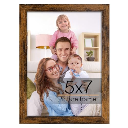 Giftgarden 5x7 Picture Frame Single Brown