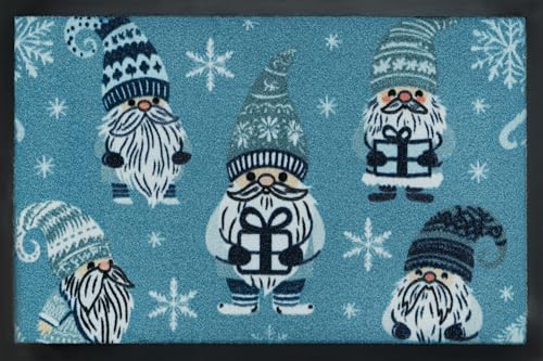 Casita Living Billboard doormat, Frosted Serenity Blue 50x75cm, inside and outside, washable