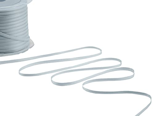 Furlanis - Double Satin Ribbon, Decoration, Gift, Christmas Packing, Wedding, Party, Made in Italy - Sugar Paper, 3 mm x 100 m