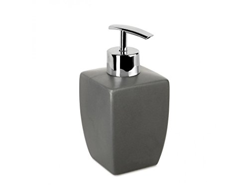 TATAY Soap Dispenser Thai ABS Plastic Anthracite Gray One Size - Soap Dispenser Bathroom - Durable ABS Plastic - Anthracite Gray - One Size - Functional Bathroom Accessory, Grey