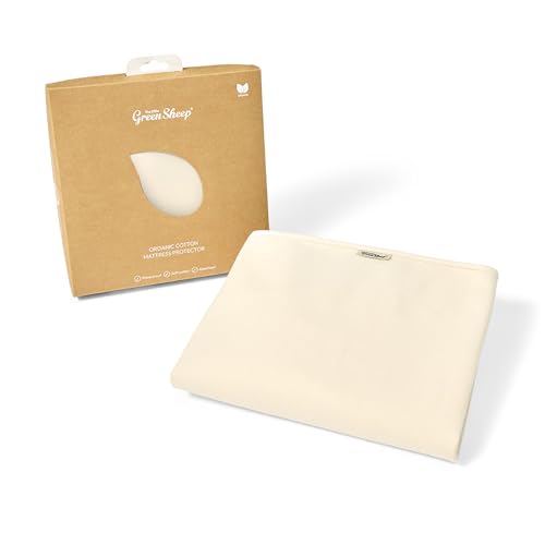 The Little Green Sheep Waterproof Mattress Protector - Cot Bed 70 x 140 cm