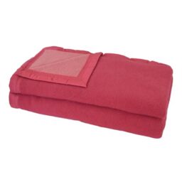 POYET MOTTE POYET MOTTE Wool Blanket Rosewood/Dragee 180 x 240 cm - Aubisque Range - Made in France