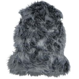 Kampala Hill Luxury Faux Rabbit Fur Rug With Suede Backing Area Rug Plush Soft Accent Rug Dark Grey 60x90cm