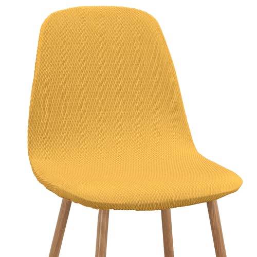 Martina Home Nordic Elastic Chair Cover Tunisia Pack 6 Mustard