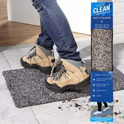 tex family Doormat, Polyester Fibres, Brown, 45 x 70 cm