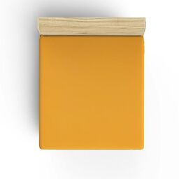 Fitted Sheet 180 x 200 cm Mustard Yellow