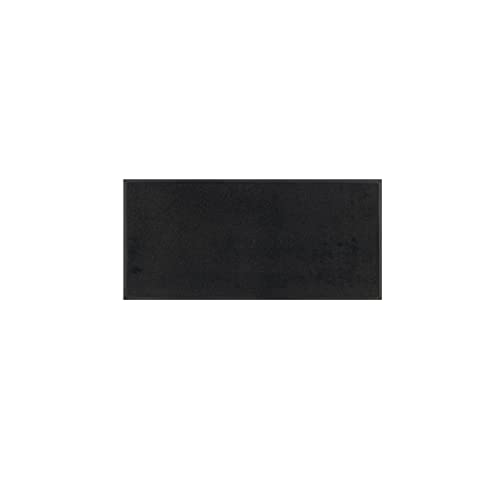 Kleen-Tex wash+dry doormat, Raven Black 35x75cm, inside and outside, washable, black