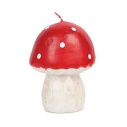 Talking Tables Large Mushroom Shaped Candle for Christmas Table - 9.5cm - Red Toadstool Forest Party Decorations, Autumn Home Décor, Alice in Wonderland Tea, Garden Fairy Theme, Forest-CNDL-MUSH-L