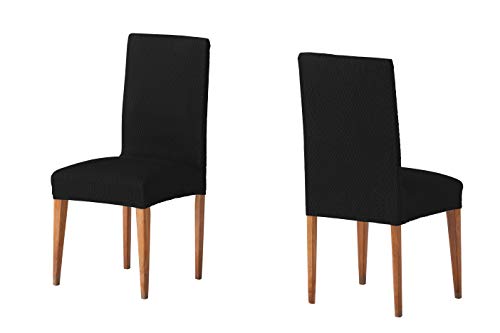 Martina Home Chair Cover with Backrest 24 x 30 x 6 cm Black