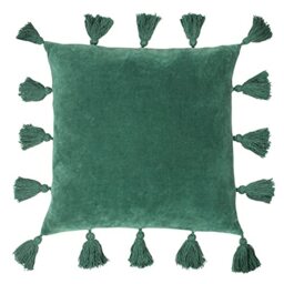 furn. Medina Cushion Cover, Cotton, Juniper Green