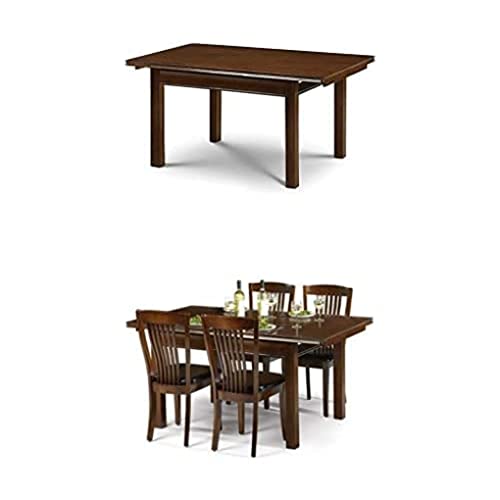 Julian Bowen Set Of Canterbury Extending Dining Table And 6 Chairs