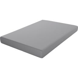 ECOMMERC3 - Extra Soft and Comfortable Fitted Sheet for 135cm Bed - Fitted Sheet Silver Grey Made in Spain, Adjustable, Easy to Wash and Resistant