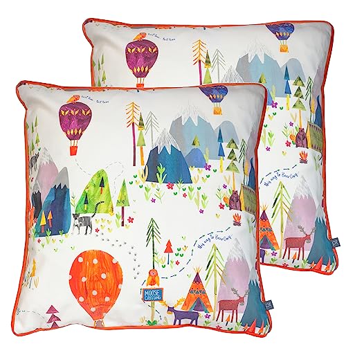 Prestigious Textiles Away We Go Kids Feather Filled Cushion - Twin Pack