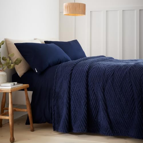 Catherine Lansfield Heat Buddy Super Thermal 200x220cm Blanket Navy Blue