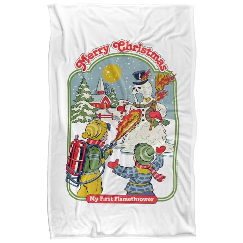 Steven Rhodes My First Flamethrower Silky Touch Super Soft Throw Blanket 91 X 147 Cm