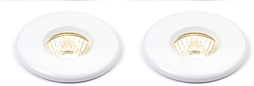 Knightsbridge Recessed Downlight in White (Pack of 2)