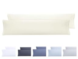 Todocama Set of 2 Extra Soft Hypoallergenic Microfibre Pillow Cases