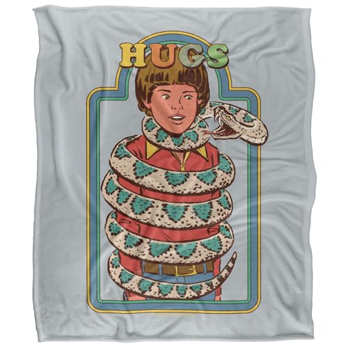 Steven Rhodes Hugsss Silky Touch Super Soft Throw Blanket 152 X 127 Cm