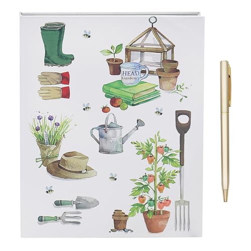 The Leonardo Collection Green Fingers Multicolored Notebook and Pen