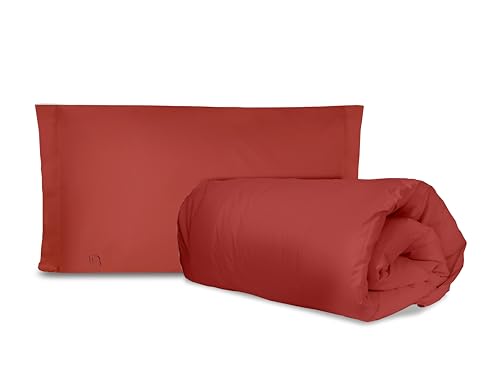 hermet Laura Biagiotti Percale Cerise Single Duvet Cover and Pillowcase Set 100% Cotton