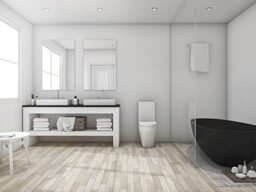 Zalena Sanitary Mirror 5 mm, Bathroom Mirror with Polished Edge, Wall Mirror Ideal for Bathroom, Shower Room, Guest Toilet, Shower Mirror 60 x 80 cm