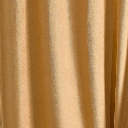 Home Maison Phonic and Semi-Blackout Thermal Curtain 140 x 300 cm – Ochre – 8 Gun Eyelets Ready to Hang