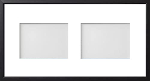 Frame Company Drayton Multi Aperture Photo Frame, Black, 20x10 for 7x5 inch (x2)
