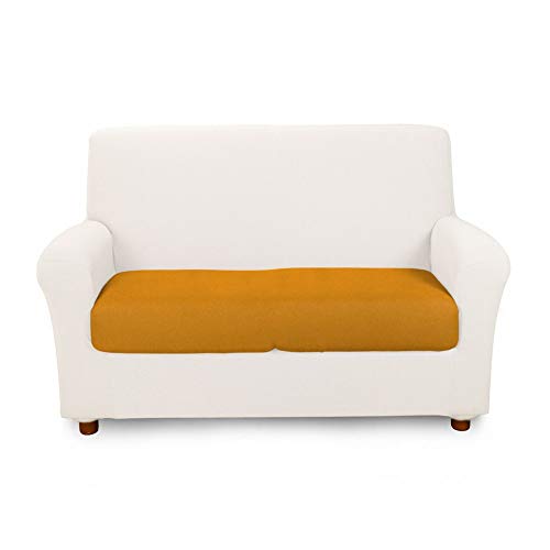 Caleffi Cotton 3 Seater Melange Ocher Elastic Cushion Cover - 51406