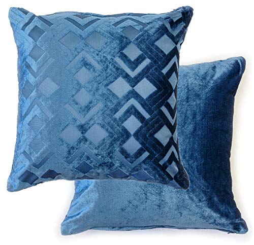 Emma Barclay Valencia - Cushion Cover in Navy - 17x17 (43x43cm)