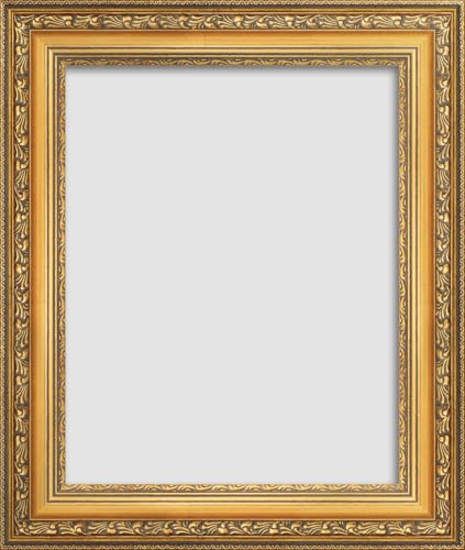 Frame Company Flora Gold Wooden Ornate Picture Photo Frame 8x8 frame Choice of Sizes***