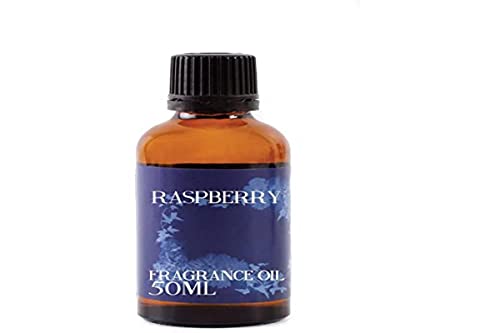 Mystic Moments - Raspberry Fragrance Oil - 50ml - Raspberry notes create a raspberry scent for candles, soaps, wax melts and diffusers.