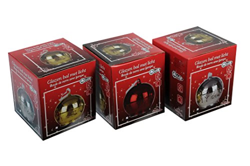 Christmas Gift Christmas 49186 Ball Lighting 1 LED B/O 2xl754