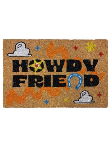 Toy Story (Howdy Friend) Door Mat 40cm X 60cm, Official Licensed Merchandise, Home Decor Or Lifestyle Product, Collectible Item