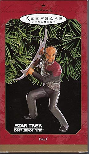 1 X Worf Star Trek Deep Space Nine Hallmark Keepsake Ornament by Hallmark