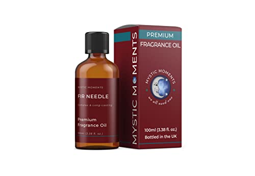 Mystic Moments - Fir Needle Fragrance Oil - 100ml - Fir Needle notes create a fresh forest pine scent for candles, soaps, wax melts and diffusers.