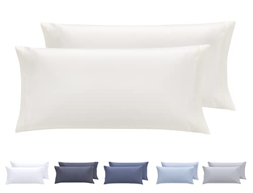 Todocama Set of 2 Extra Soft Hypoallergenic Microfibre Pillow Cases