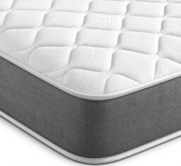 eXtreme comfort ltd Cooltouch Essentials Grey Small Single Mattress - Hybrid Design, Foam Layer, Bonnel Spring, Soft Comfort Support, 2ft6 x 6ft3 (75 x 190 x 18cm)