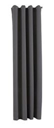 Gardinenbox NewYork Opaque Curtain Dark Grey H x W 225 x 140 cm Pack of 1 Thermal Blackout Curtain Blackout Eyelet Sound-Absorbing Oeko-Tex UV Protection Tieback 201920600