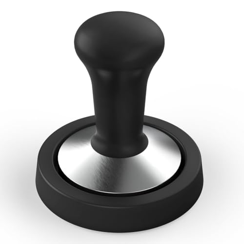 Tamper 58mm Stainless Steel Tamper Mat Non Slip Black