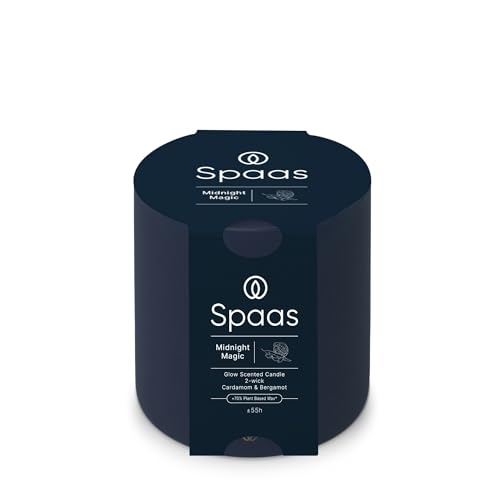 Spaas Glow Scented Candle 2-Wick 55h, Midnight Magic
