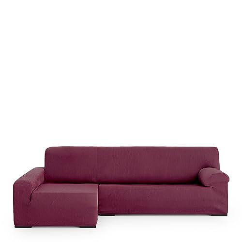 Eysa Poseidon Elastic Left Arm Chaise Longue Sofa Cover, Front View, Colour 8