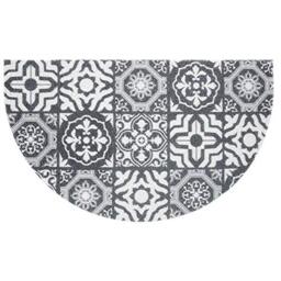 Douceur d'Intérieur LISBON Half Moon Entrance Mat, PVC, 45 x 75 cm