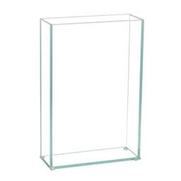 "Royal Imports Flower Glass Vase Decorative Centerpiece for Home or Wedding by Royal Imports - Flat Rectangle Plate Glass, 8"" W x 12"" H, Clear"