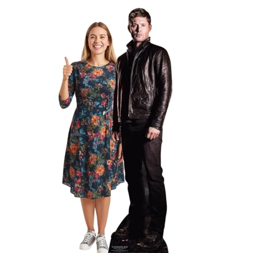Star Cutouts Ltd SC983 Star Cutouts Dean Winchester Hunter Supernatural Life Size Cardboard Cut Out with Mini Table top, Multi Colour, 188 x 46 x 188 cm
