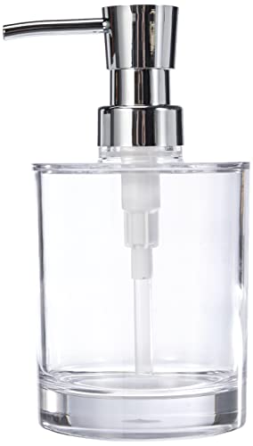 Ridder Soap Dispenser Windows Transparent, Acryl, 8.3 x 8.3 x 15.8 cm