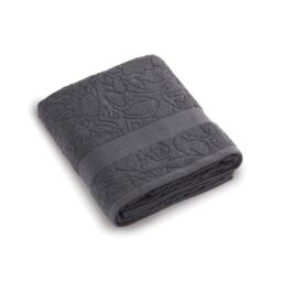 Pure Cotton - Set of 2 Towels & 2 Bath Sheets - Combed Cotton Terry Cloth - Standard 100 Oeko-TEX - Washable 40°C - 2 x 50 x 100 cm / 2 x 70 x 140 cm - Dark Grey