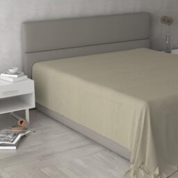 Max Color Top Sheet, 100% Cotton, Taupe, Maxi Double
