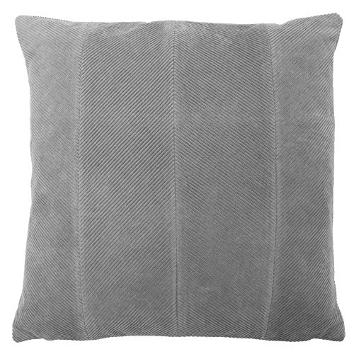 "Furn Jagger Cover-Cottn-Grey-45 x 45cm (18"" x 18"" inches), Cotton, Grey, Cushion Cover"