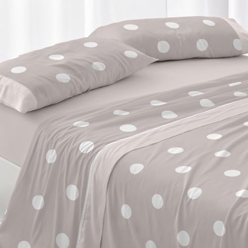 Burrito Blanco - Cotton Bedding Set - Bed 200 cm Design 627 - Sand Color (200x200 cm.)