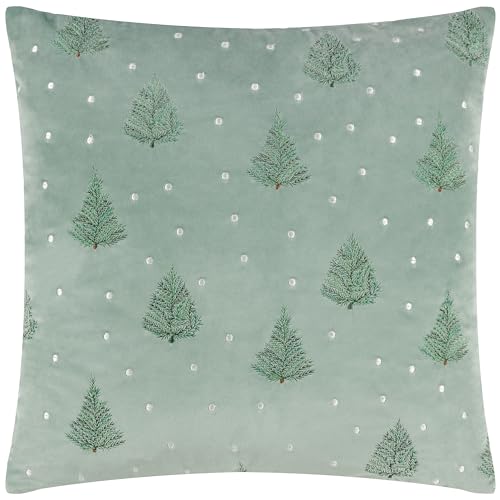 furn. Evergreen Polyester Filled Cushion (Green - 43x43cm)